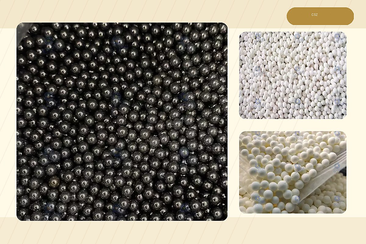 Ceria Stabilized Zirconia Beads for Dental Ceramic Glaze Dispersion